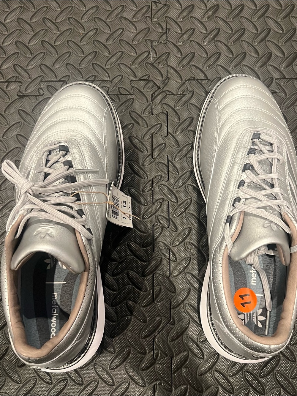 adidas MC70 Metalwood Golf ‘Silver Metallic’ JQ7260 Size 11 - Picture 6 of 9